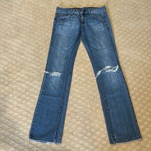 Miss Sixty Size 26 Ripped Jeans
